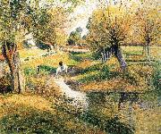 Camille Pissarro Creek china oil painting reproduction